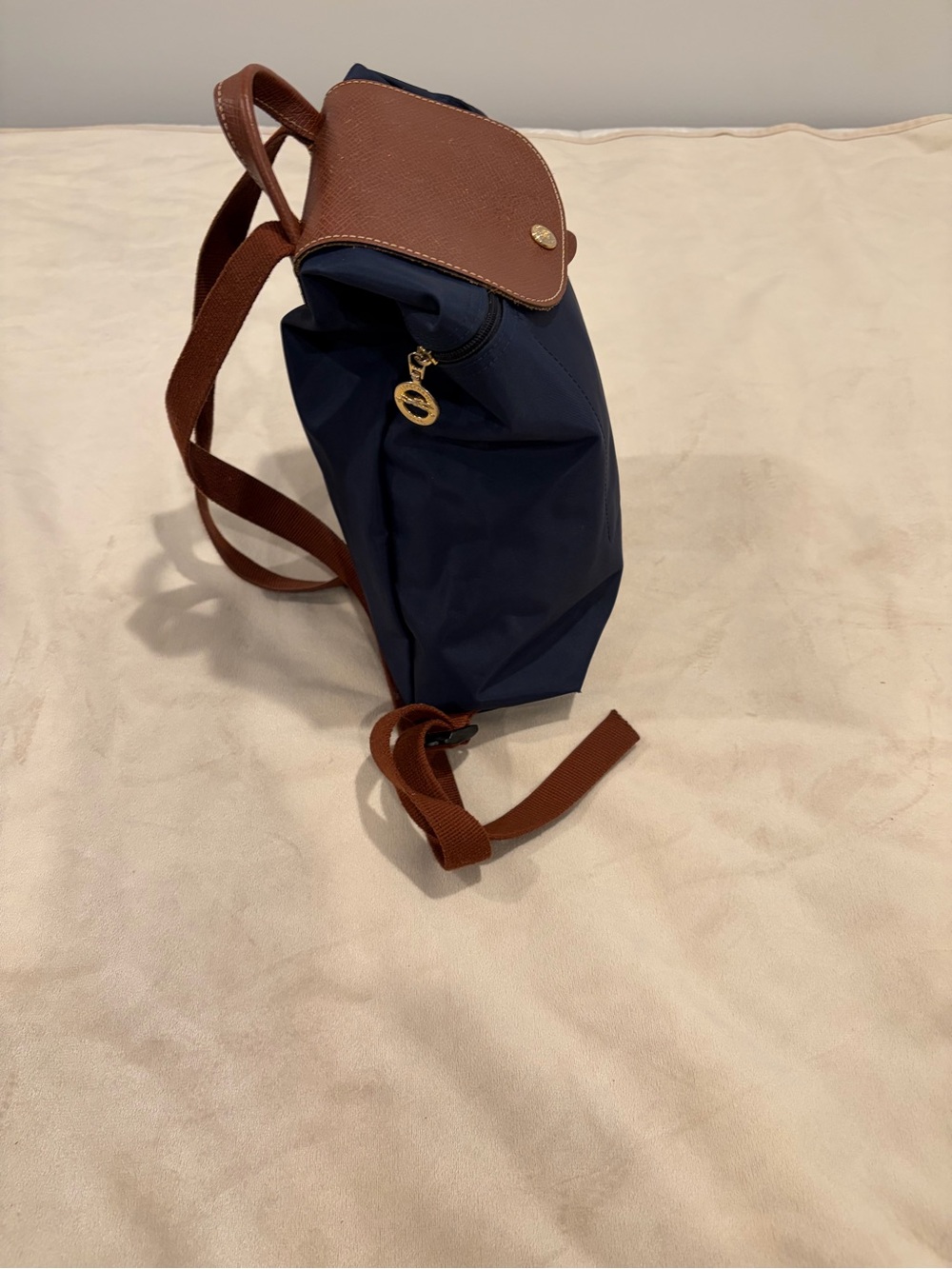 Longchamp Mini Navy Backpack - Picture 6 of 6